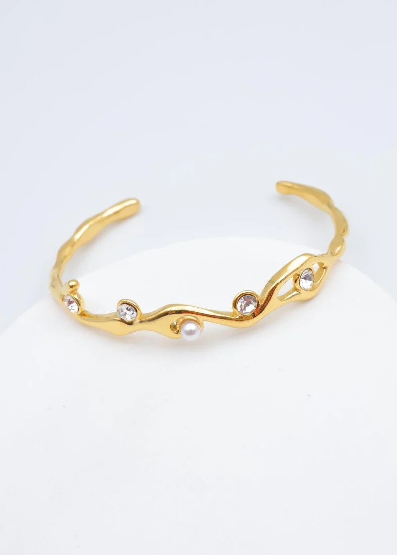 Stainless steel bangle bracelet 2