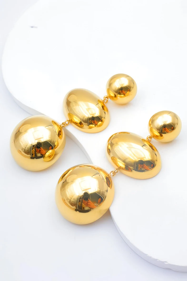 Boucles d'oreilles en acier inoxydable 2
