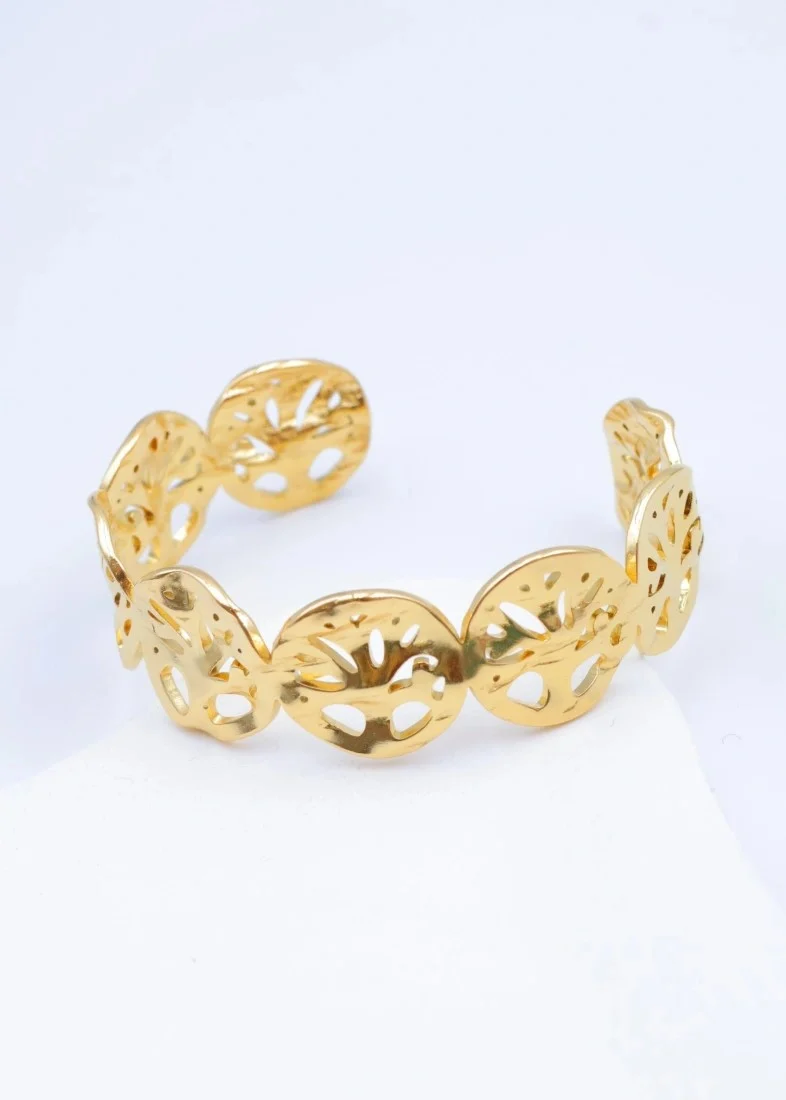Stainless steel bangle bracelet 2