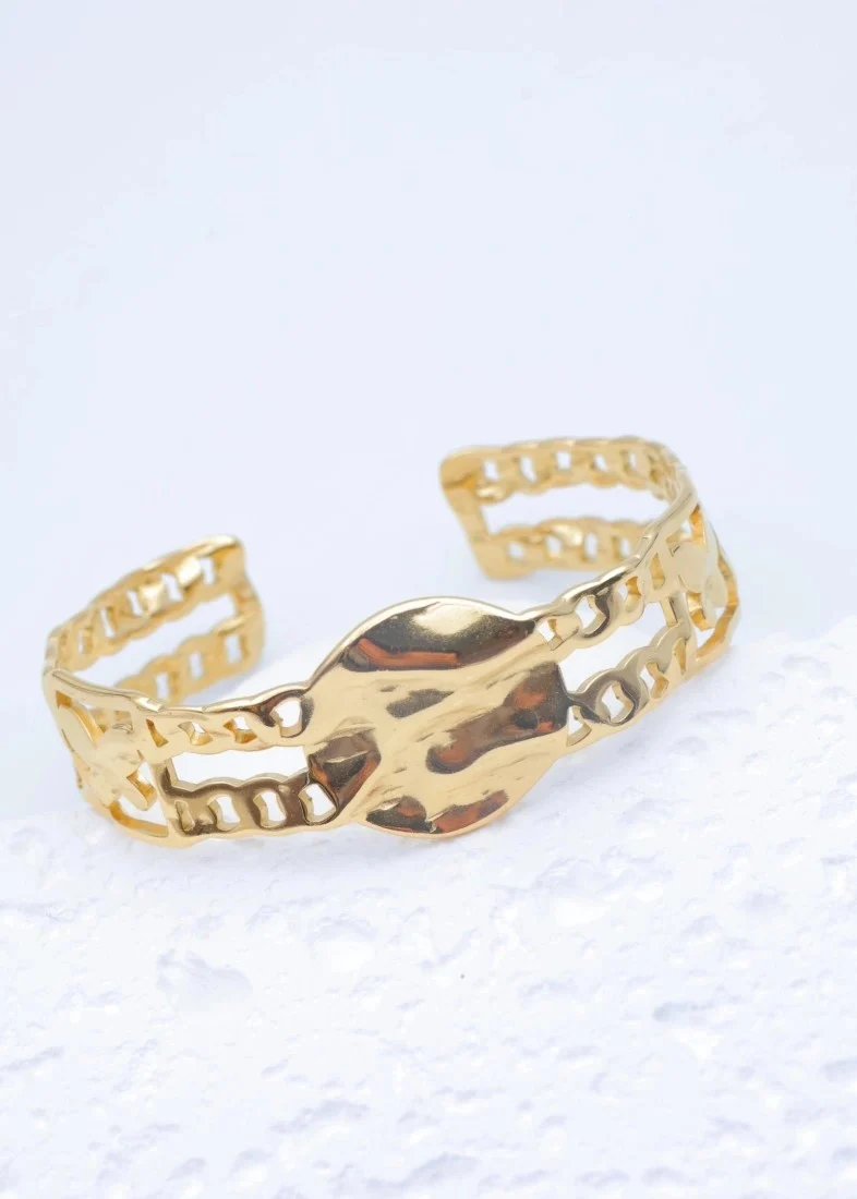 Stainless steel bangle bracelet 2
