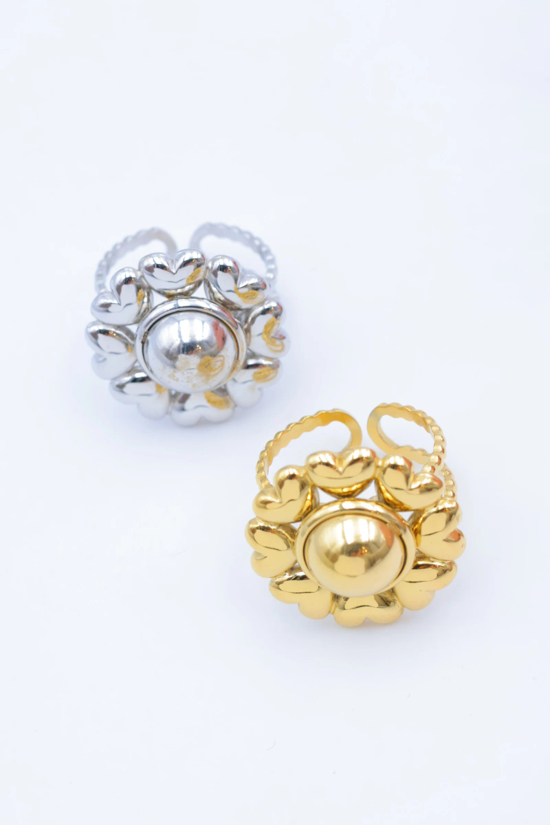 Bague ajustable en acier inoxydable 2