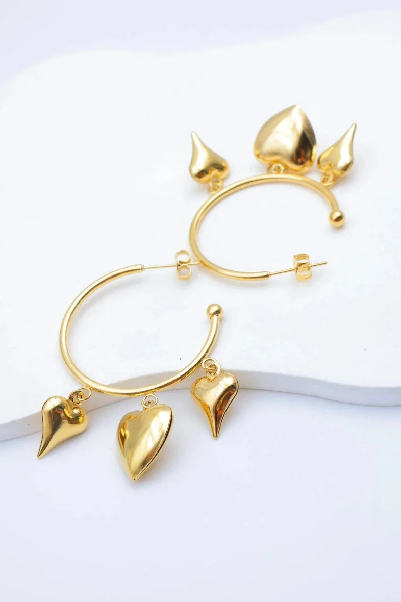 Boucles d'oreilles en acier inoxydable 2