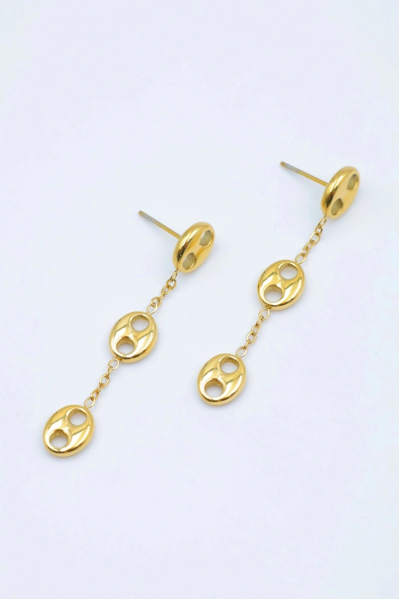Boucles d'oreilles en acier inoxydable 2