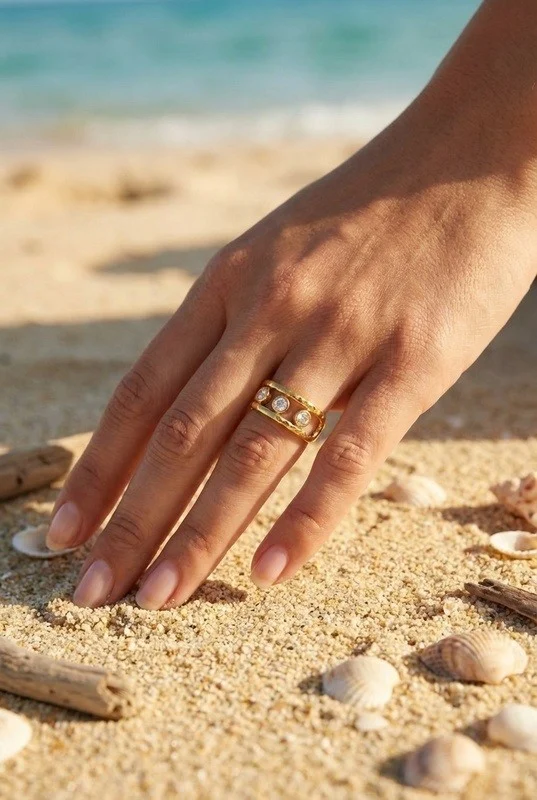Adjustable stainless steel ring