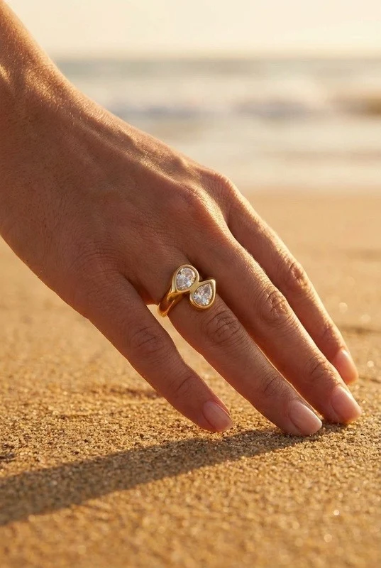 Adjustable stainless steel ring