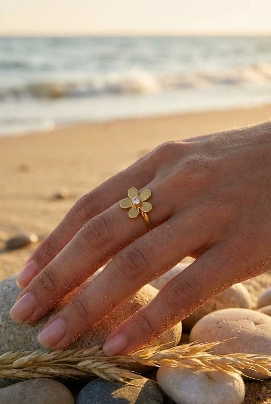 Adjustable stainless steel ring