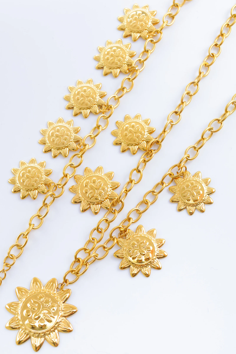Stainless steel jewelry set