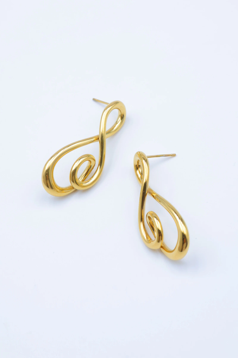 Boucles d'oreilles en acier inoxydable 2