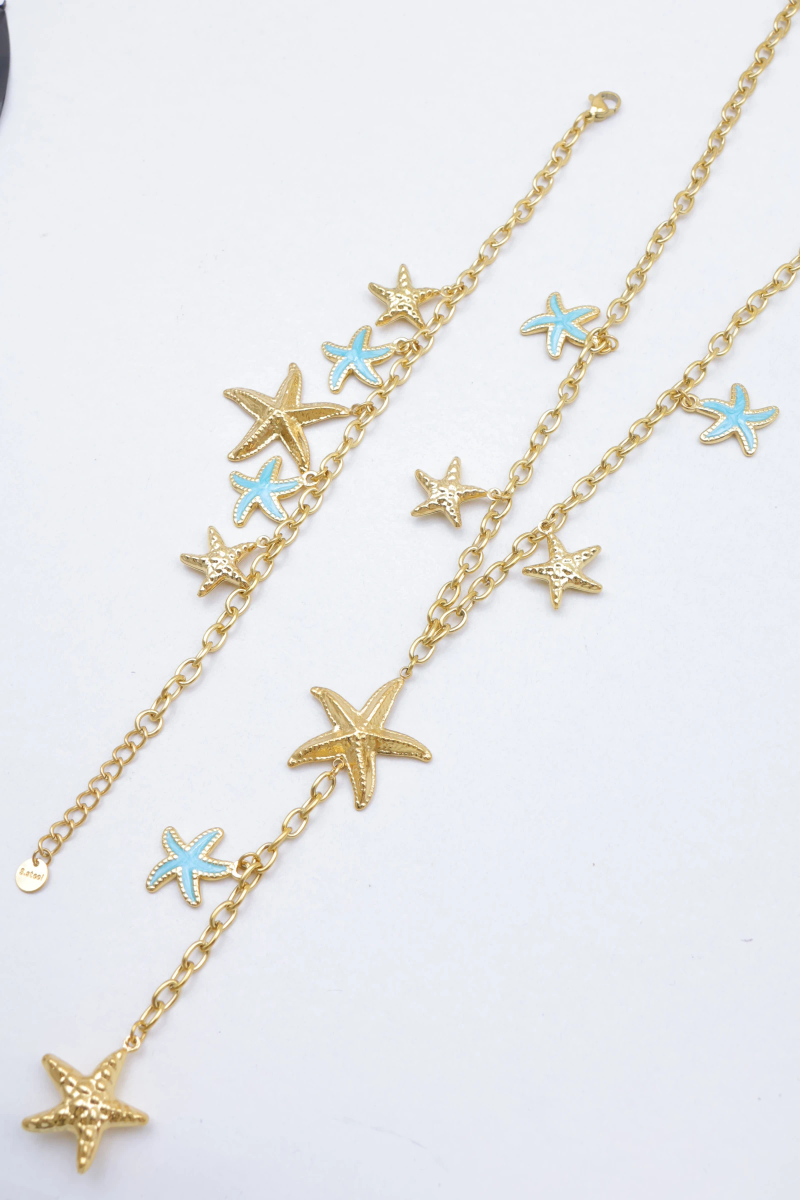 Stainless steel jewelry set