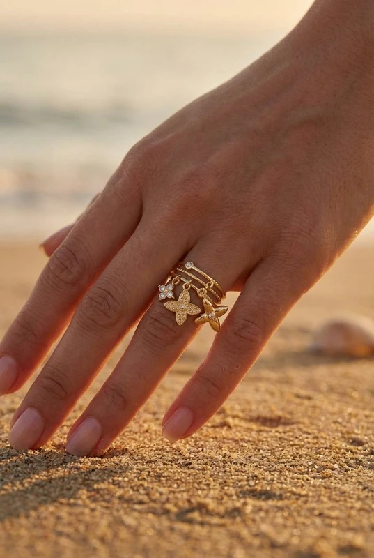Bague ajustable en acier inoxydable 2