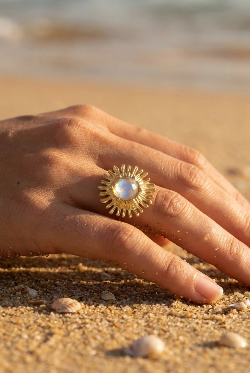 Ring adjustable in stainless steel