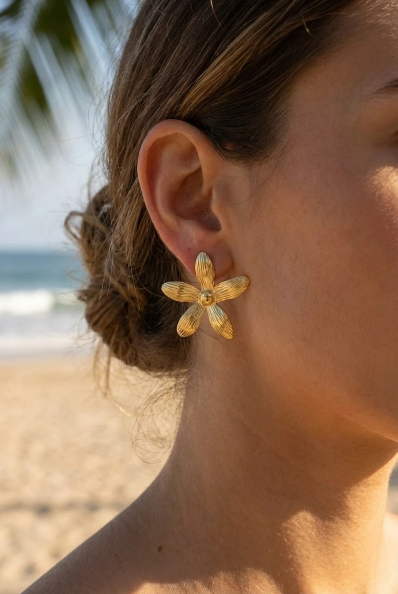 Boucles d'oreilles en acier inoxydable