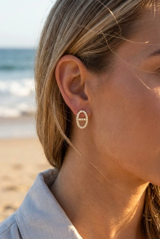 Stainless steel earrings 2