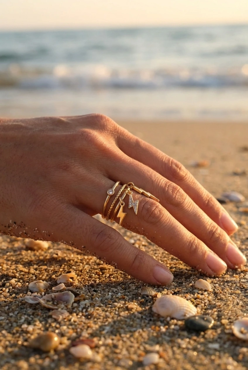 Bague ajustable en acier inoxydable 2