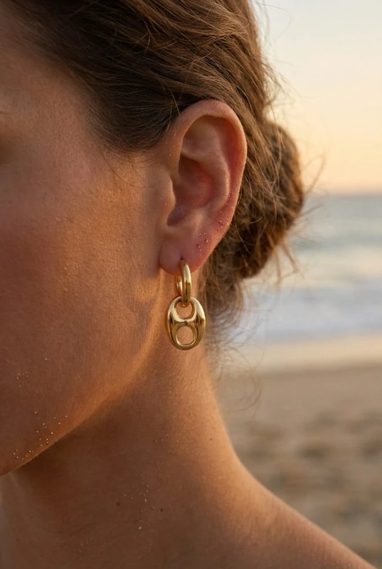 Stainless steel earrings 2