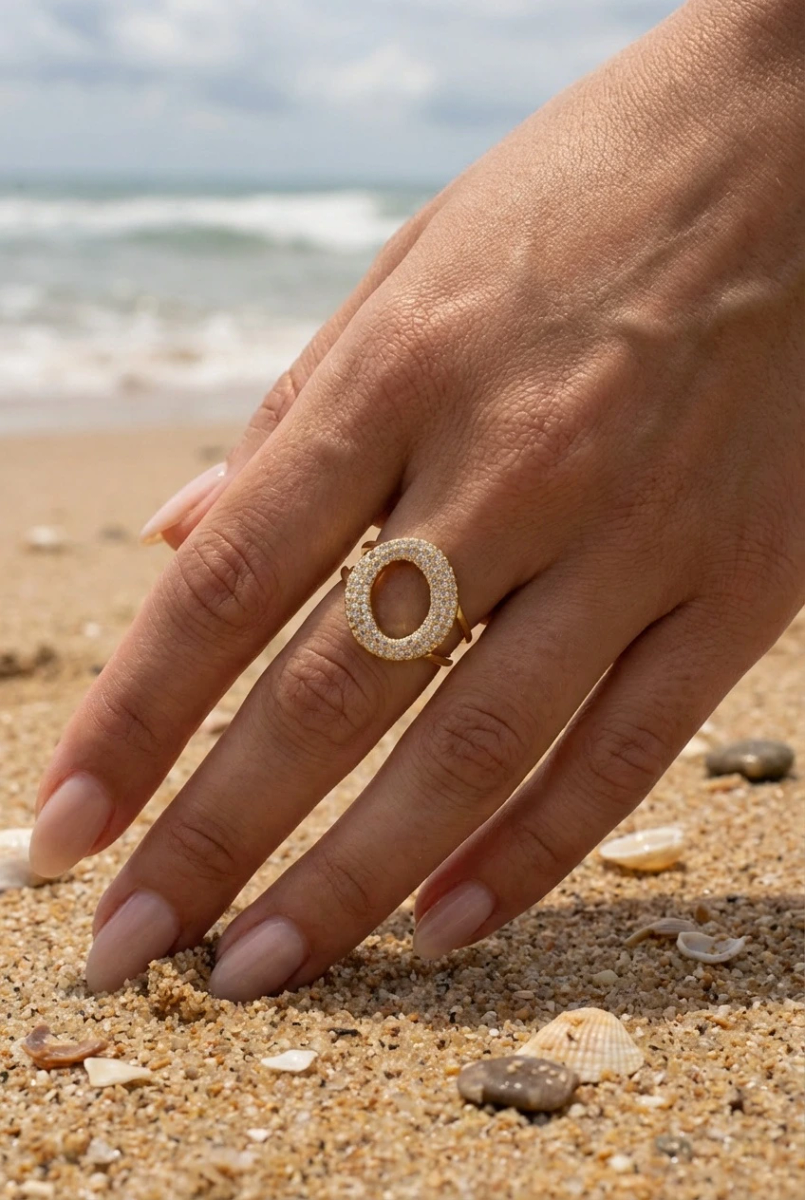 Bague ajustable en acier inoxydable 2
