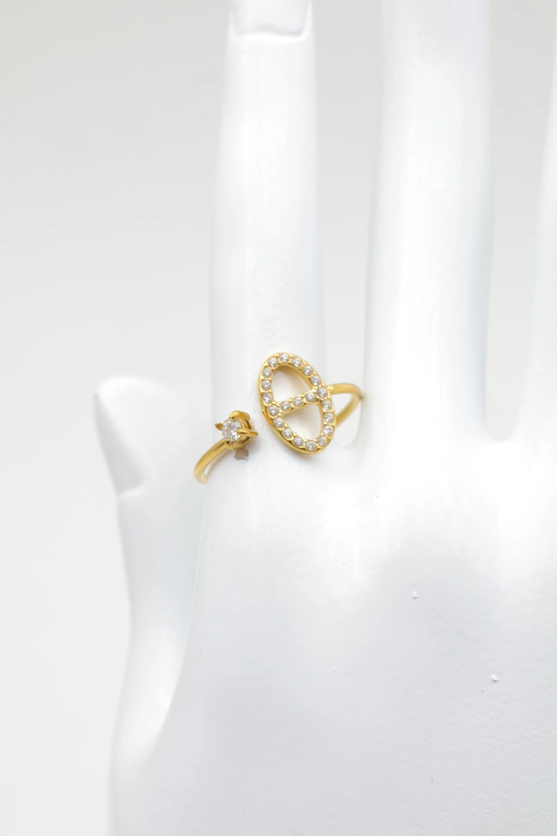 Bague ajustable en acier inoxydable 2
