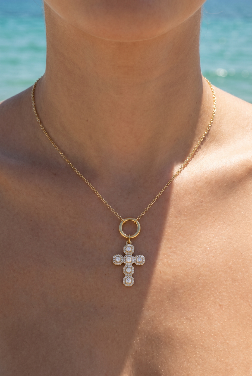 Necklace in stainless steel