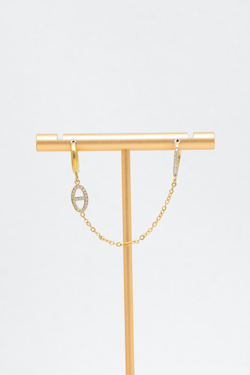 Boucles d'oreilles en acier inoxydable 2