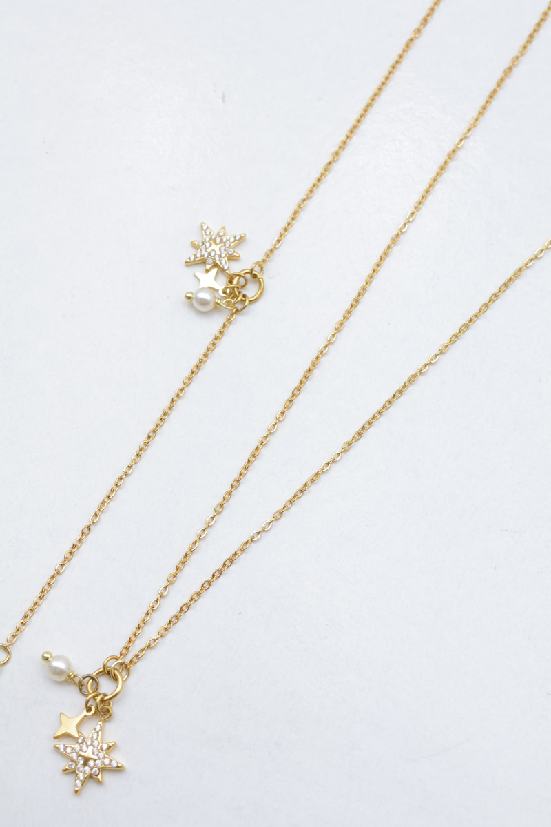 Parure de bijoux en acier inoxydable