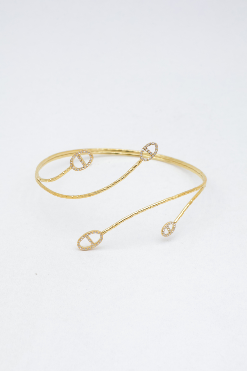 Bracelet bras en acier inoxydable