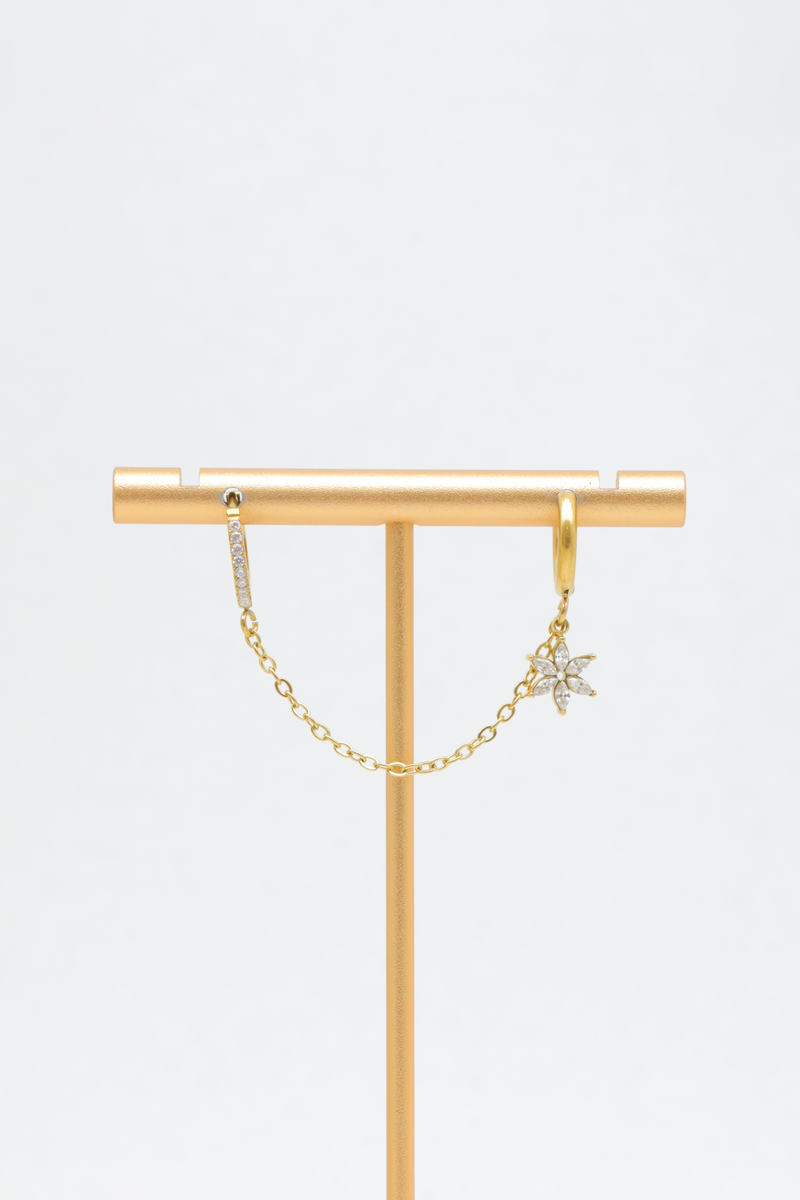 Boucles d'oreilles en acier inoxydable