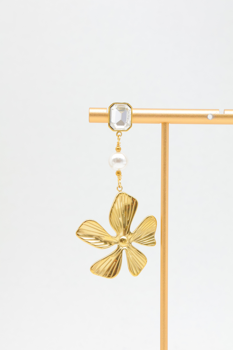 Boucles d'oreilles en acier inoxydable