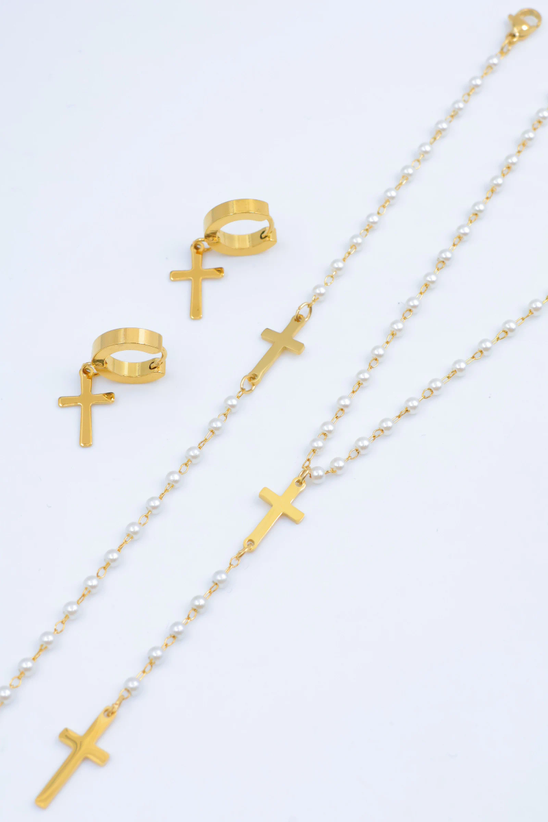 Stainless steel jewelry set 2