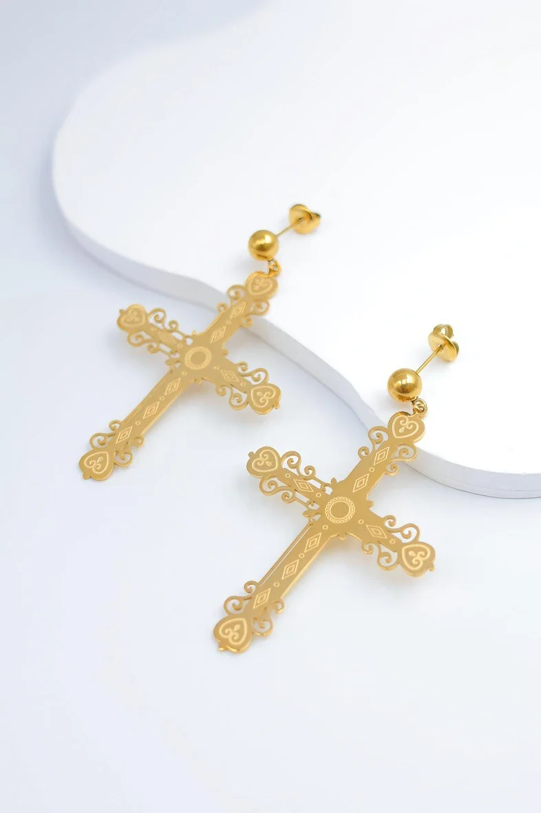 Boucles d'oreilles en acier inoxydable 2