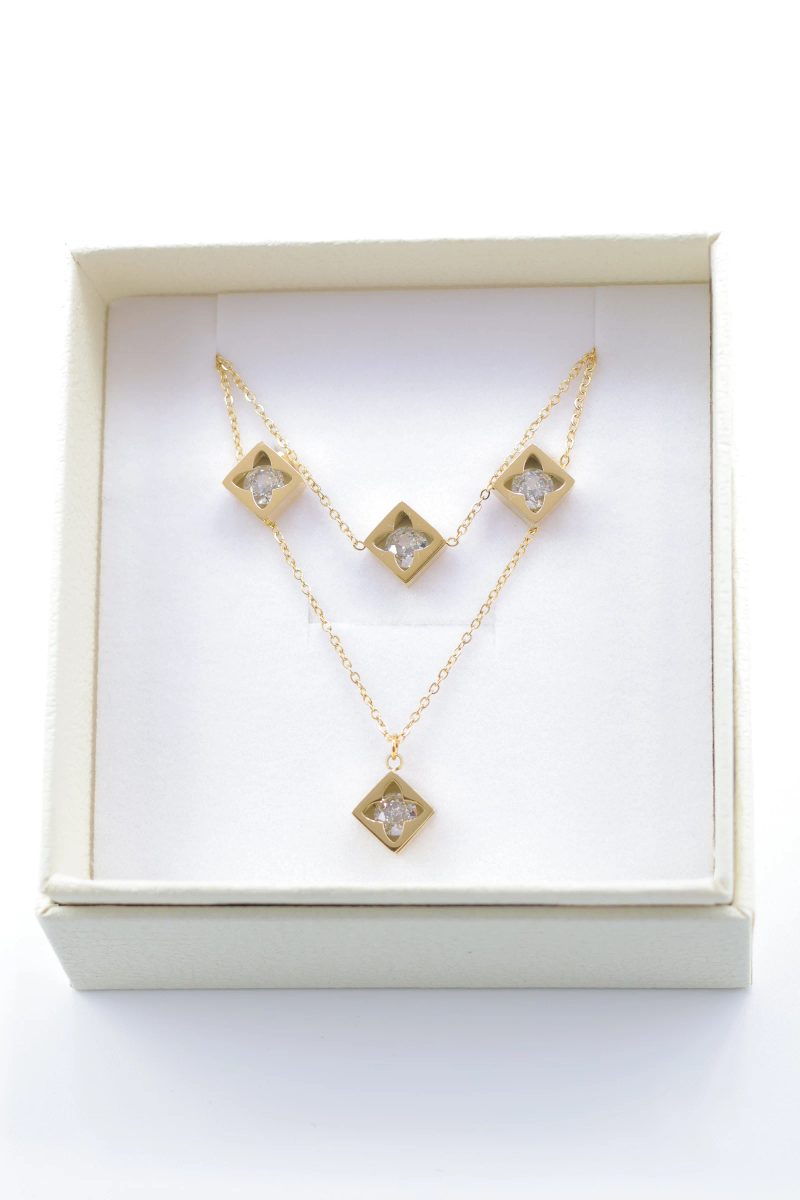 Jewelry set with stainless steel box 2