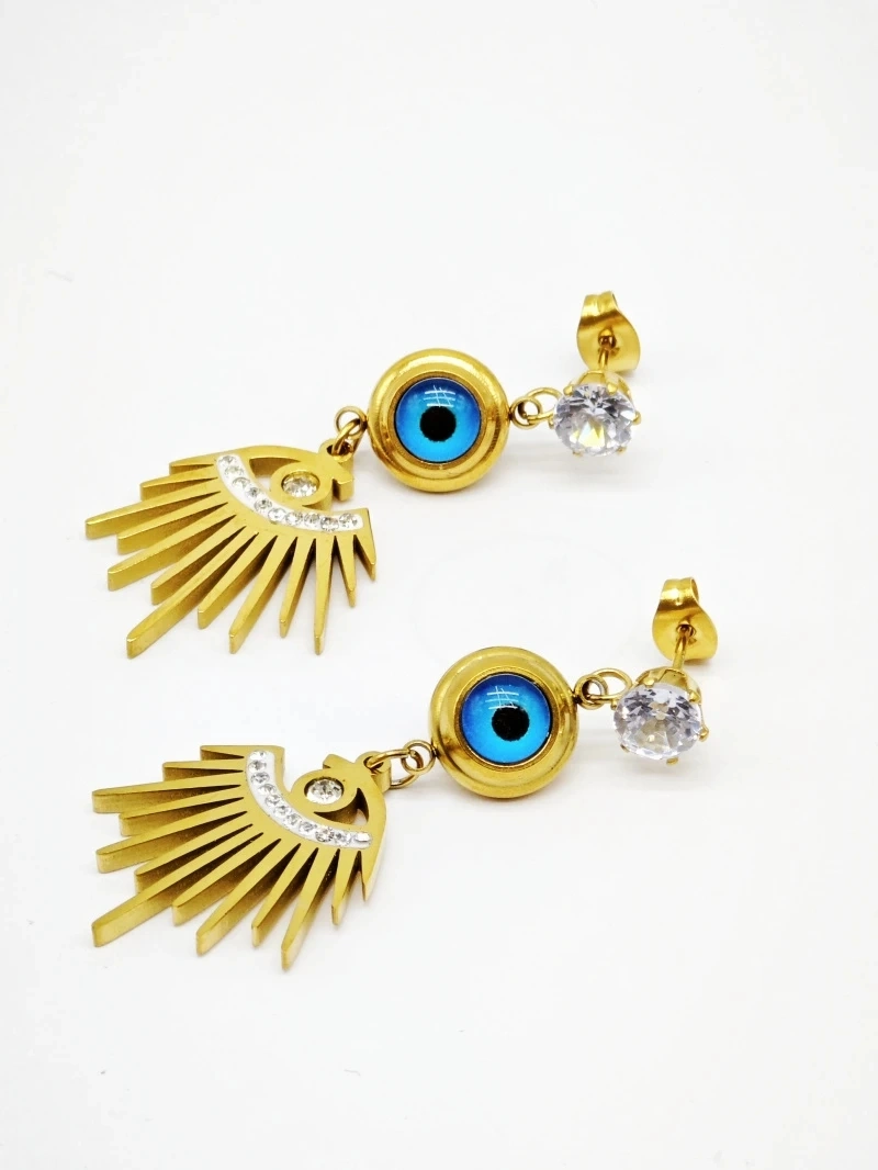 Boucles d'oreilles en acier inoxydable 2