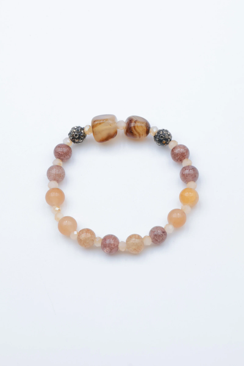 Elastisches armband aus natursteinen 2