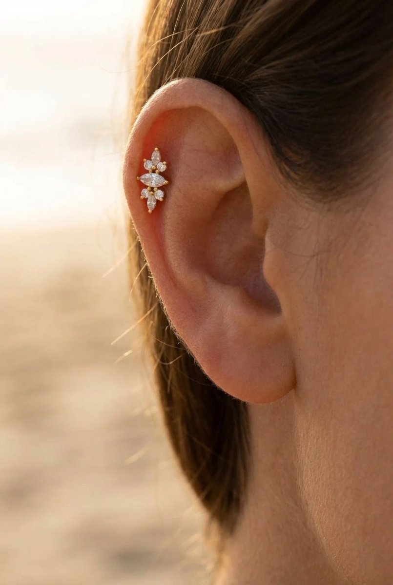 Stainless steel piercing