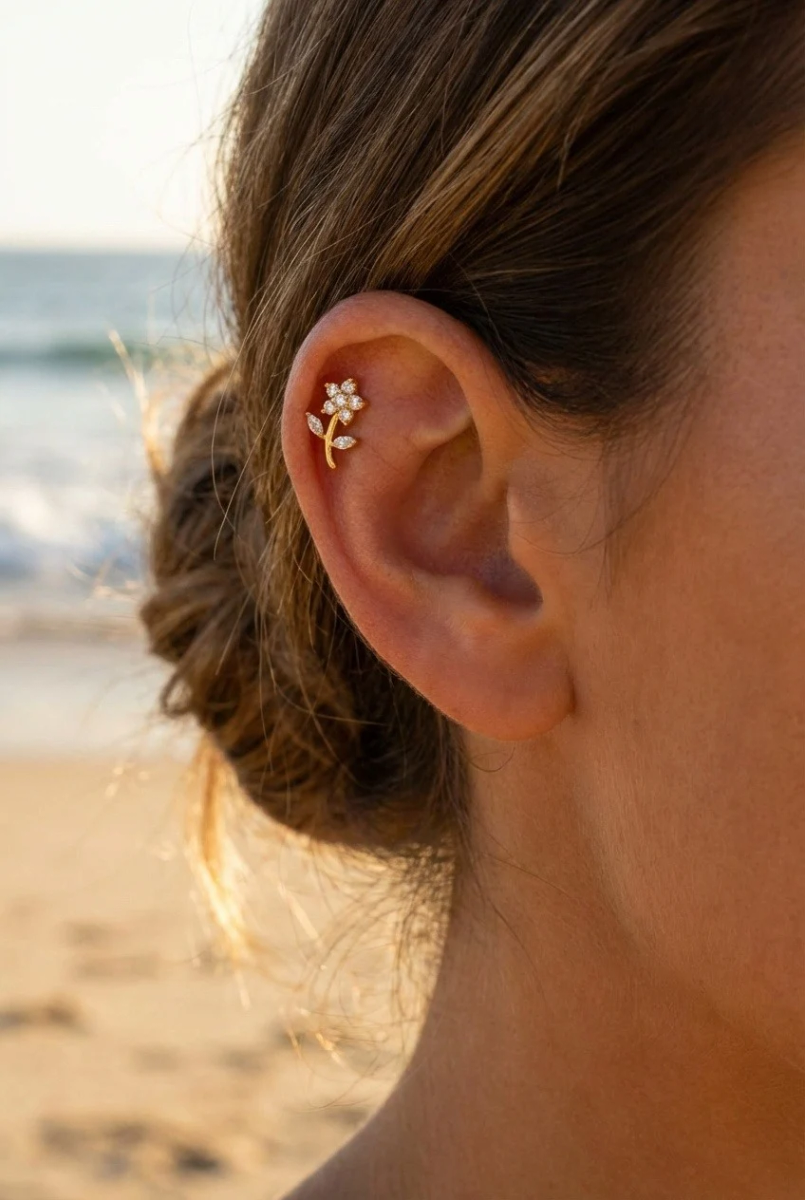 Stainless steel piercing