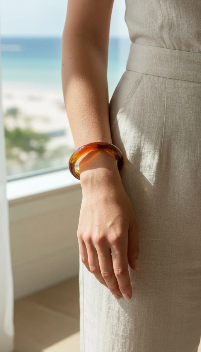 Resin bangle bracelet 2