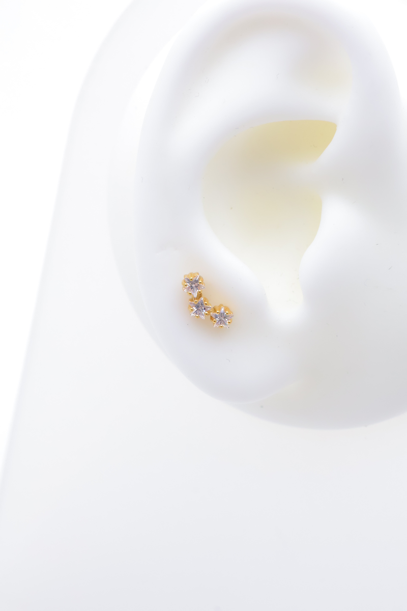 Piercing d'oreille en acier inoxydable 2
