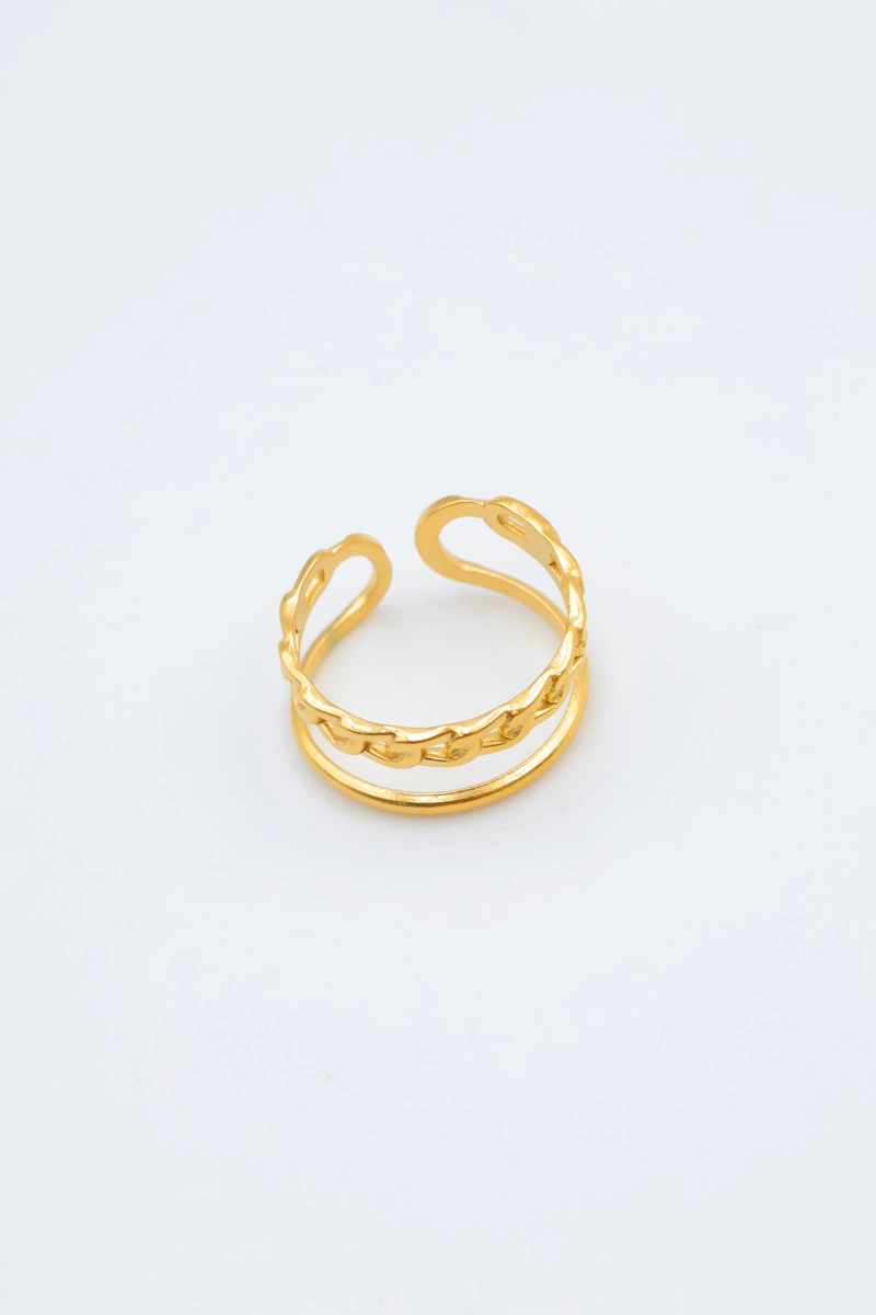 Bague en acier inoxydable ajustable 2