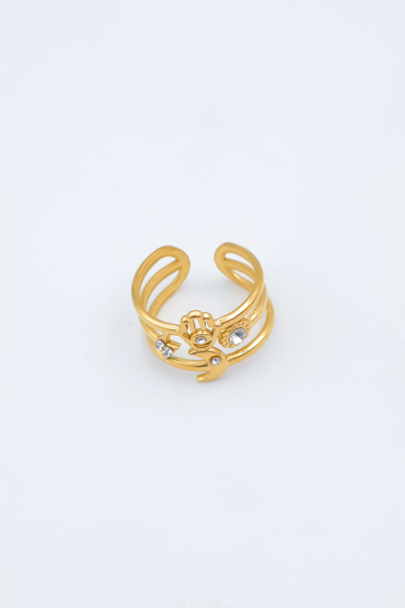 Adjustable stainless steel ring 2