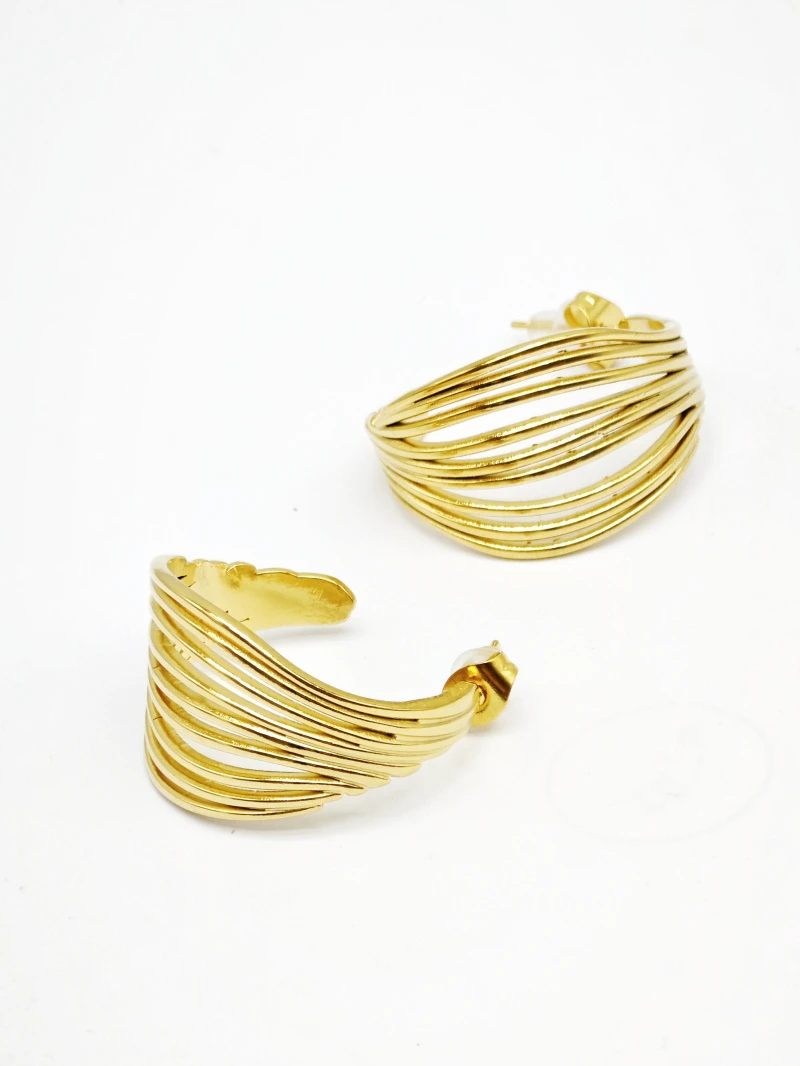 Boucles d'oreilles en acier inoxydable 2
