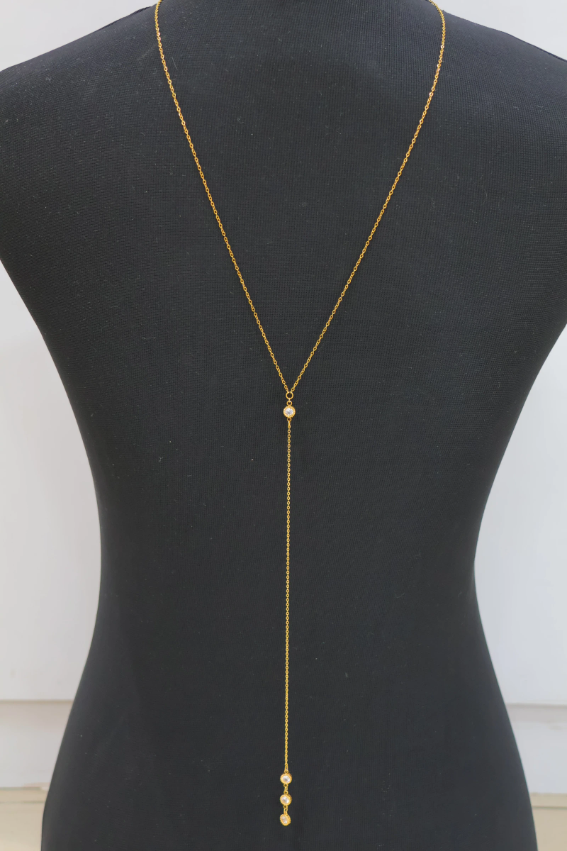 Collier de dos en acier inoxydable