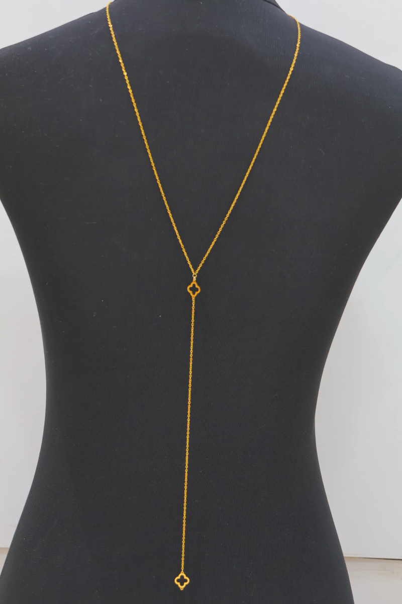 Collier de dos en acier inoxydable