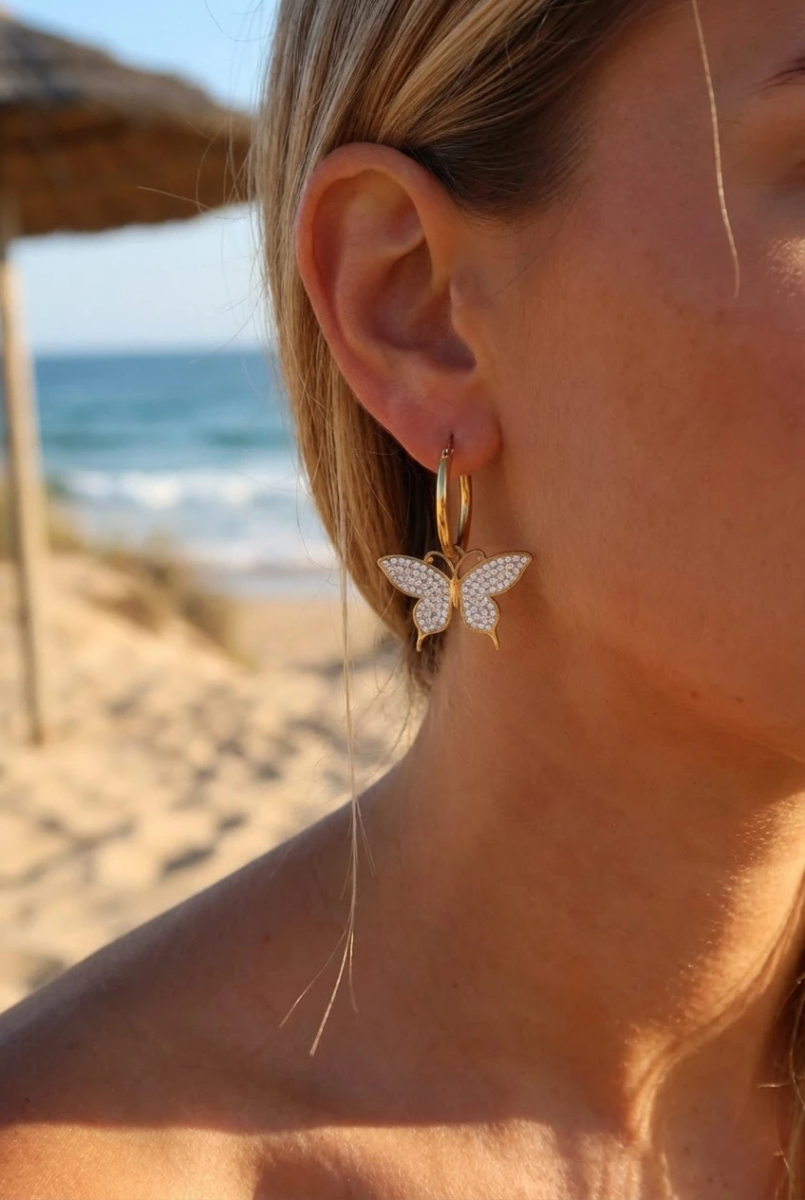 Boucles d'oreilles en acier inoxydable