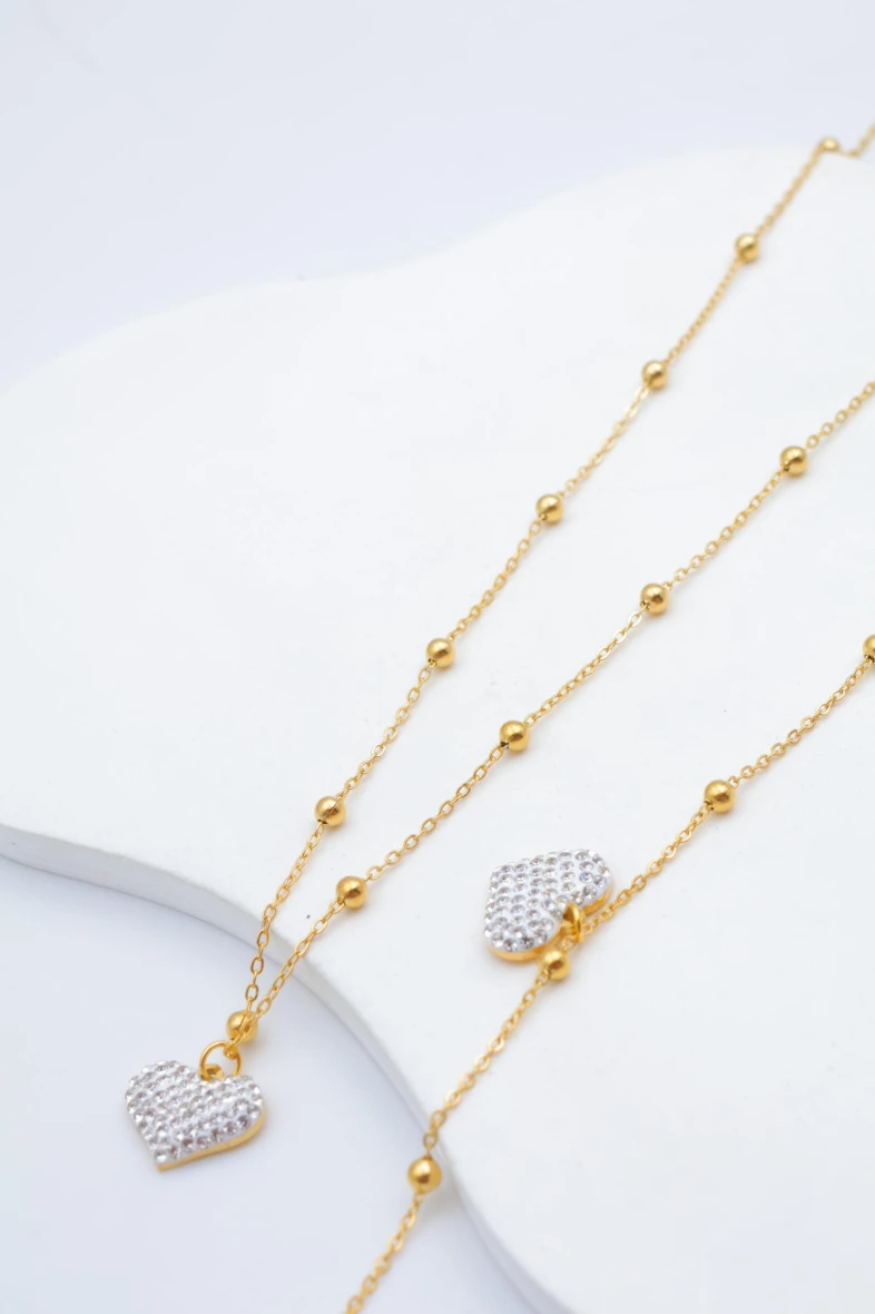 Parure de bijoux en acier inoxydable 2