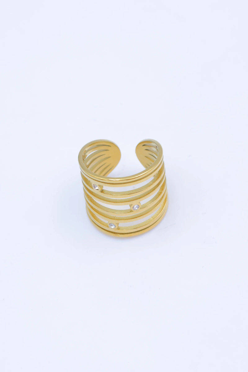 Adjustable stainless steel ring 2