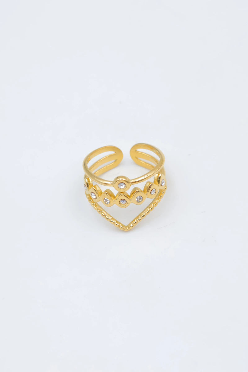 Adjustable stainless steel ring 2