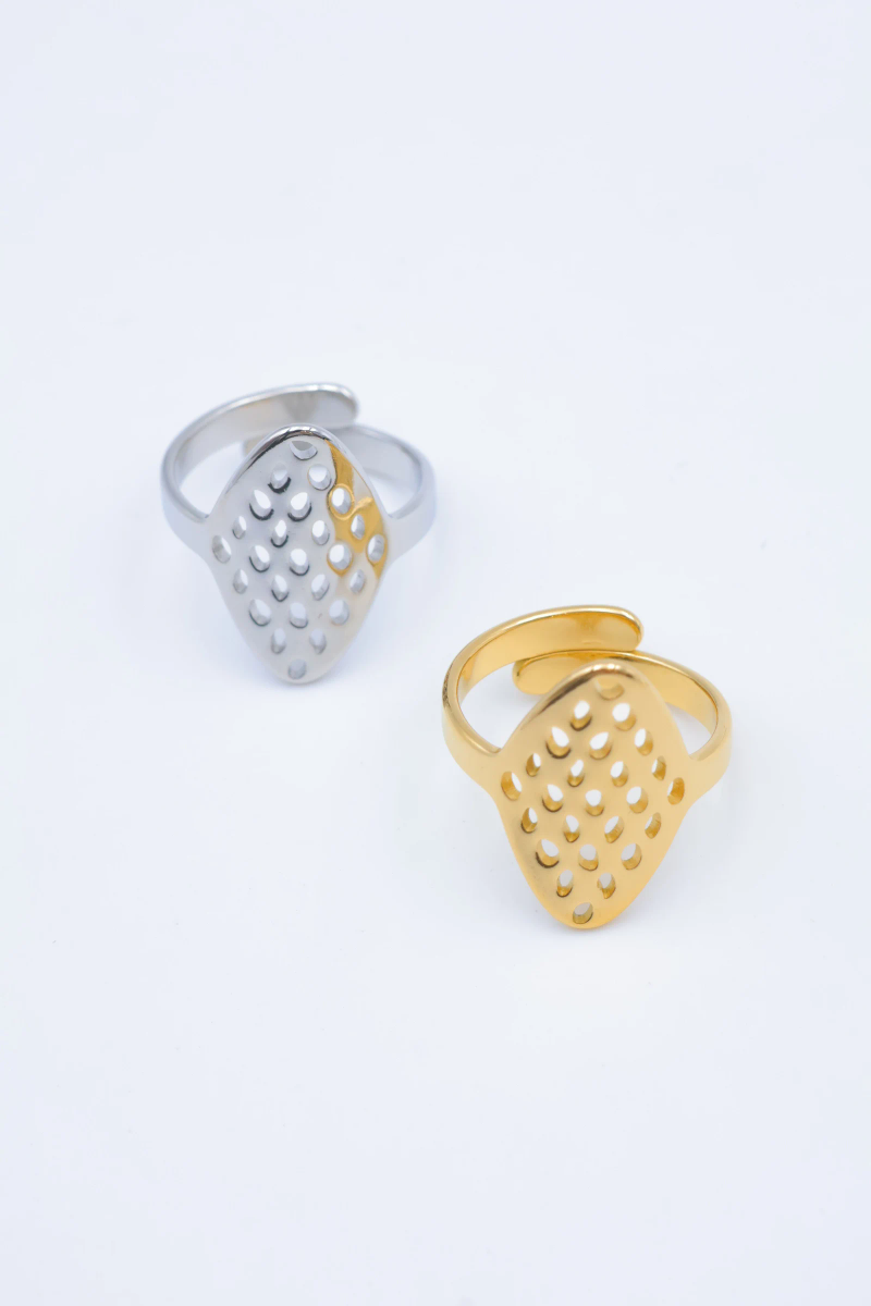 Adjustable stainless steel ring
