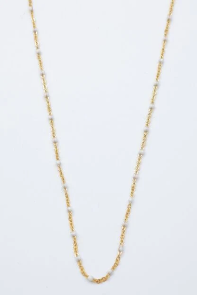 Collier avec maillons et pierres émaillées 2