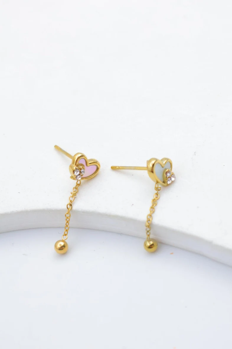 Boucles d'oreilles en acier inoxydable 2