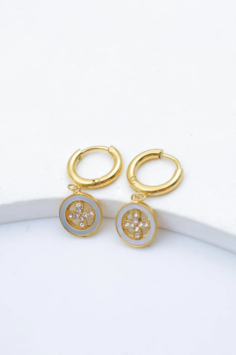 Boucles d'oreilles en acier inoxydable 2