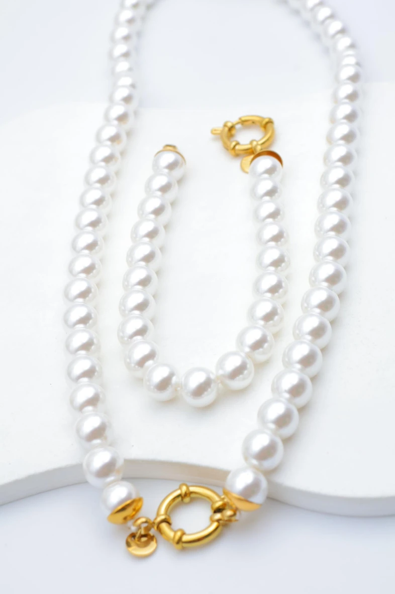 Stainless steel jewelry set